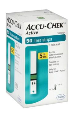 ACCU CHEK ACTIVE X50 TIRAS
