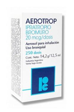 AEROTROP INHALADOR 250 dosis