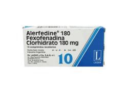 Alerfedine 180x10 comp. fexofenadina