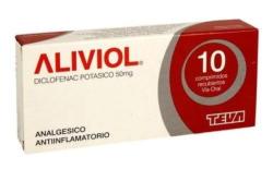 Aliviol #50mg x10 diclofenac potasico