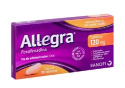 Allegra 120 mgx30 fexofenadina