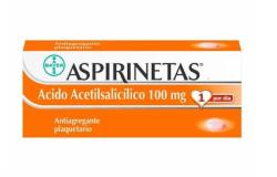 Aspirinetas x14 comp acido acetilsalicilico 100mg