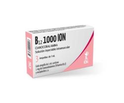 B12 1000 ION X 3 AMP. 1ML