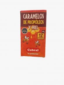 CARAMELOS PROPOLEO Y MIEL CABRAL X 12