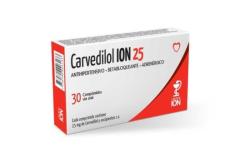 CARVEDILOL 25 X 30 ION