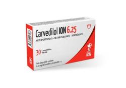CARVEDILOL 6.25 X 30 ION