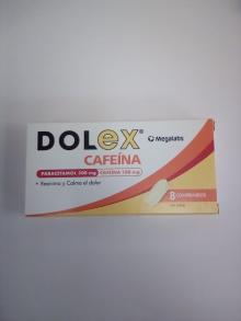 Dolex Cafeina x8  paracetamol/cafeina