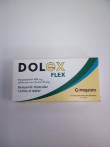 Dolex Flex x8  paracetamol/orfenadrina