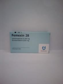 Femexin x28 levonorgestrel/etinilestradiol