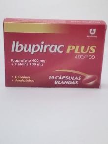 Ibupirac Plus 400/100x10 C.B. ibuprofeno/cafeina