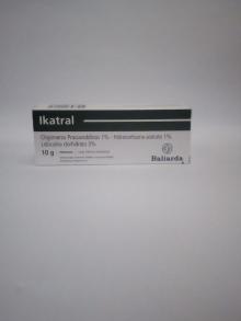 Ikatral Pomada 10gr hidrocortisona lidocaina