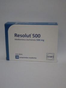 Resolut 500mg x 30 metformina
